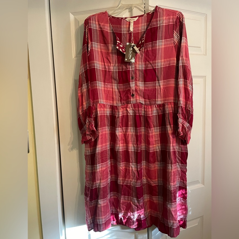 Matilda Jane Clothing You & Me dress size L NWT